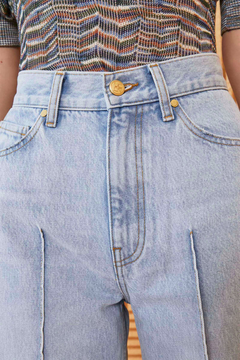 Ulla Johnson The Genevieve Jean in Glacier Wash
