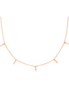 Valley Rose 14k Gold and Diamond Ara Necklace